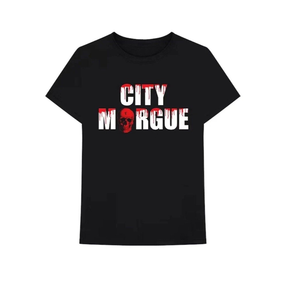 NEW Vlone -  City Morgue Drip Tee Black XL Cotton Shirt 100% AUTHENTIC